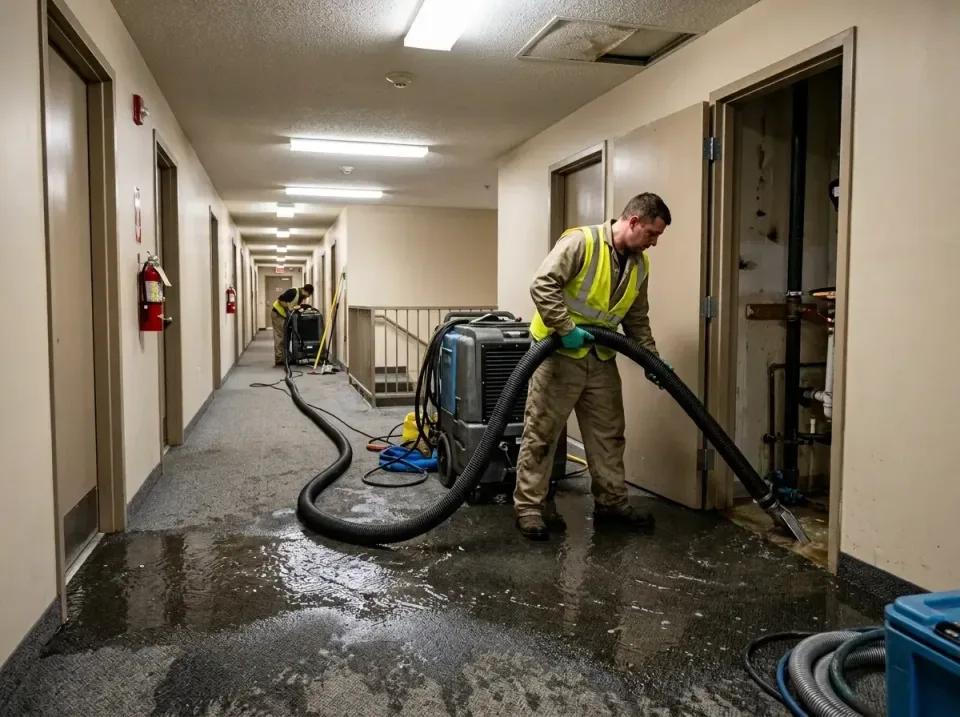 multi-unit-apartment-hallway-f-005 — frequently asked questions, Emergency Burst Pipe Water Extraction & Removal in Homestea…